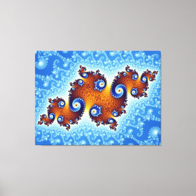 Lienzo Juego de Julia Island Mandelbrot (Anverso)