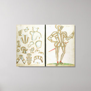 Lienzo Juego de la armadura para mi Lorde Skrope, "de un