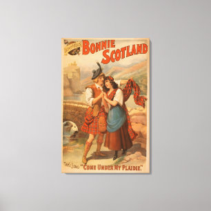 Lienzo Juego escocés 2 de Bonnie Escocia de Sidney R.