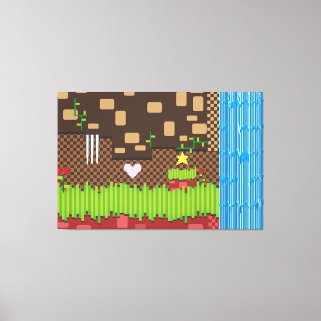 Lienzo Juego Retro (Anverso)