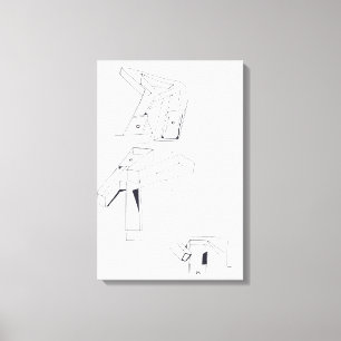 Lienzo Juegos de la construcción K Monograma dibujo 19 li