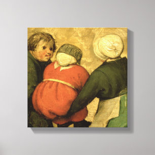 Lienzo Juegos infantiles: detalle de un niño