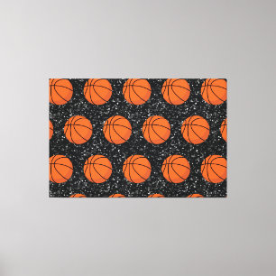 Lienzo Jugador de Baloncesto Deporte Pelota Elegante Bril