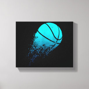 Lienzo Jugador de Baloncesto Fanático de Bbal Deportes