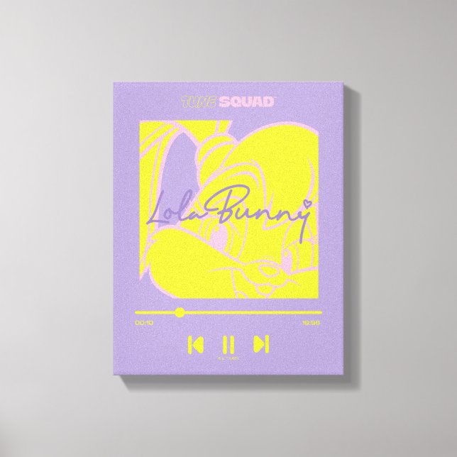 Lienzo Jugador de música de Lola (Anverso)