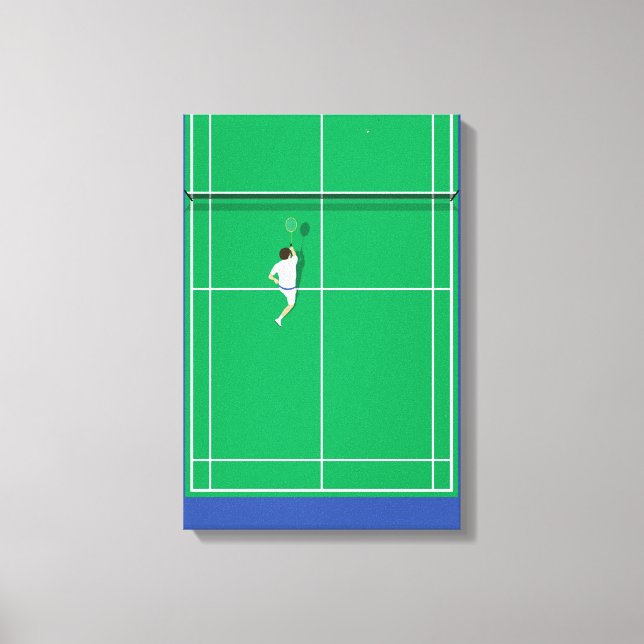 Lienzo Jugador de tenis (Anverso)