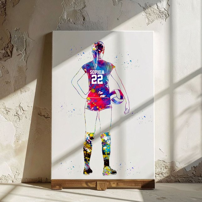 Lienzo Jugadora de voleibol (Subido por el creador)