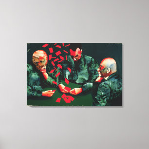 Lienzo Jugadores de cartas 1987