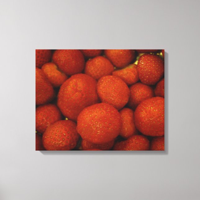 Lienzo Juicy Strawberries Canvas Print (Anverso)