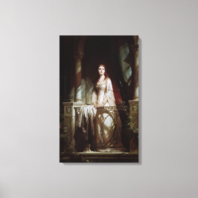 Lienzo Juliet por Thomas-Francis Dicksee (Anverso)