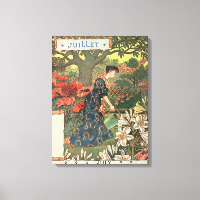 Lienzo Julio (Anverso)