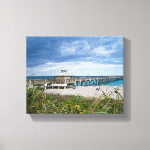 Lienzo Juno Beach Pier