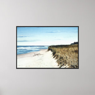 Lienzo Junto a la playa