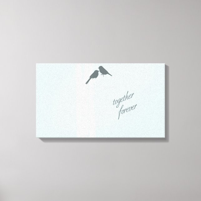 Lienzo Juntos por siempre (Anverso)