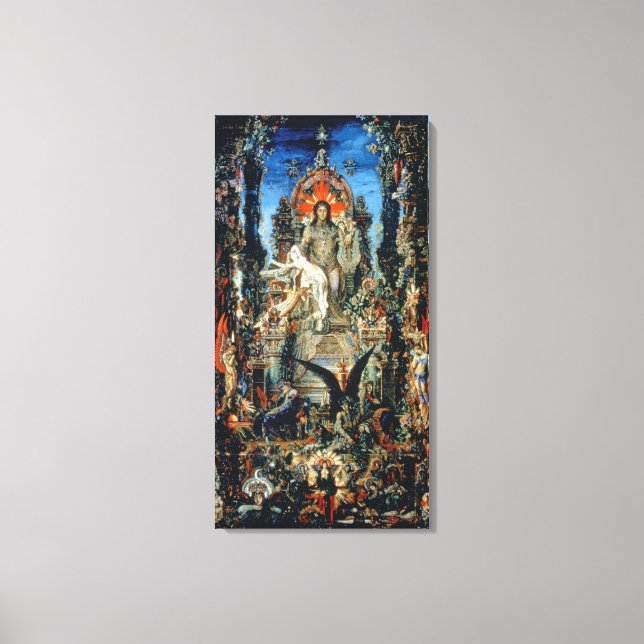 Lienzo Júpiter y Semele, 1894-95 (aceite sobre lienzo) (Anverso)