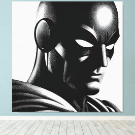 Lienzo Justicia con máscara