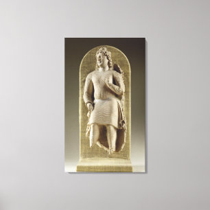 Lienzo Juventud o Maitreya derecha, Gandhara (estuco)