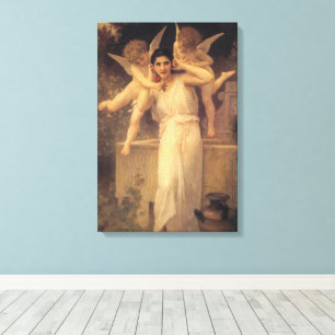 Lienzo Juventud por Bouguereau, Retrato de Ángeles Victor