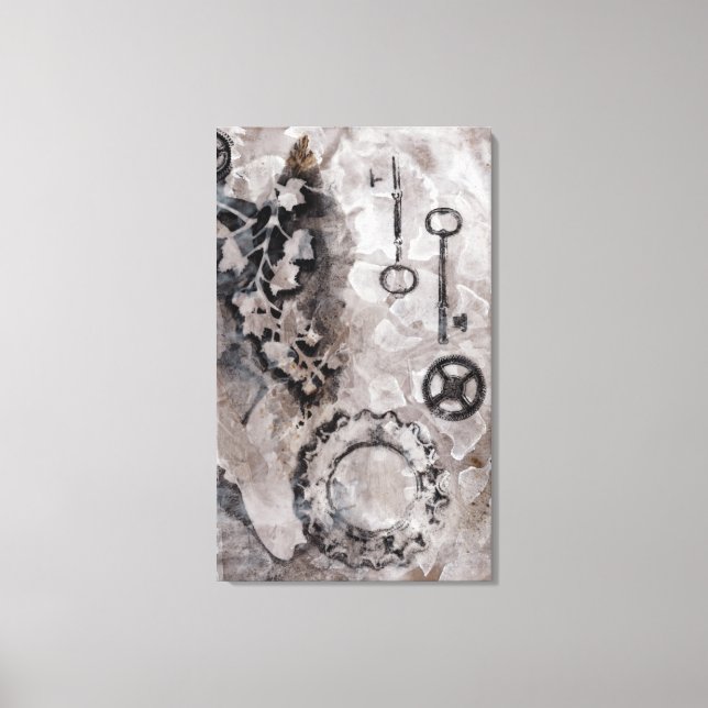 Lienzo Juxtaposición II (Anverso)