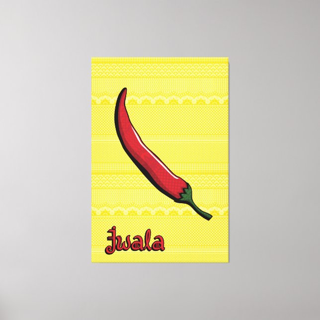 Lienzo Jwala Chili Pepper Canvas Art (Anverso)