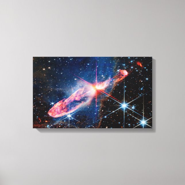 Lienzo JWST Herbig-Haro 46/47 Estrellas en Formación Acti (Anverso)