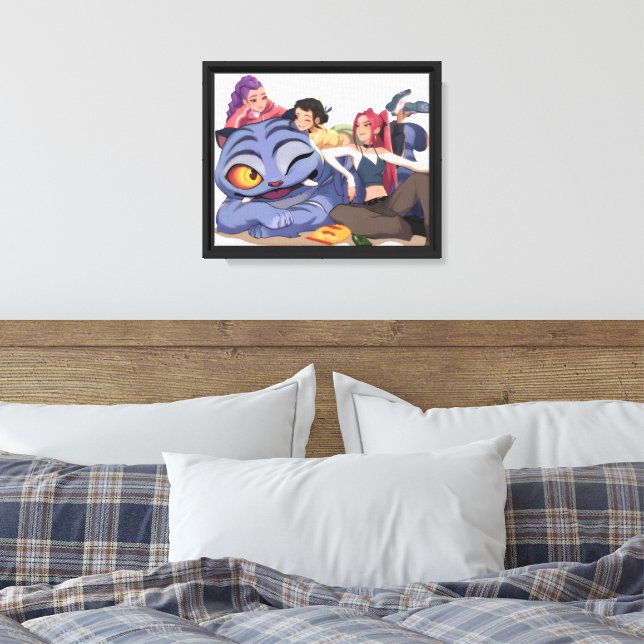 Lienzo K Pop Hunter Design (Insitu(Dormitorio))