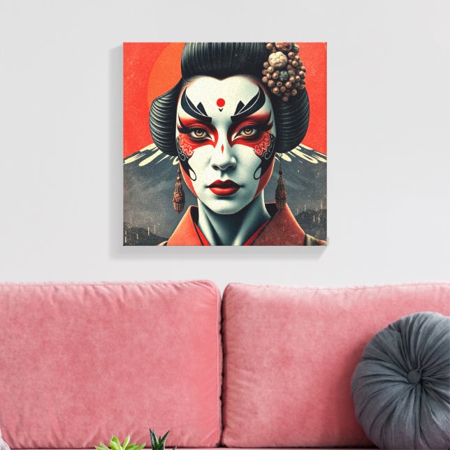 Lienzo Kabuki (Insitu (Sala de estar))