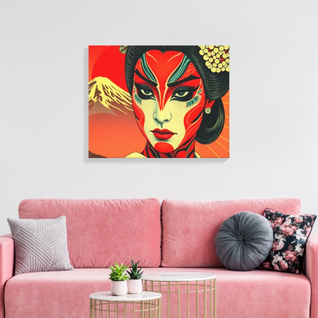 Lienzo Kabuki 7 (Insitu (Sala de estar))