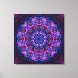 Lienzo Kaleidoscope Apofisis Mandala Corazones