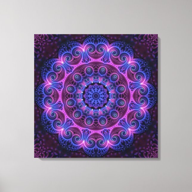 Lienzo Kaleidoscope Apofisis Mandala Corazones (Anverso)