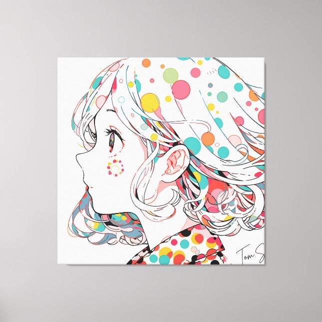 Lienzo Kaleidoscope Whispers Anime Japan (Anverso)