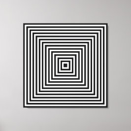 Lienzo Kalidascope blanco negro