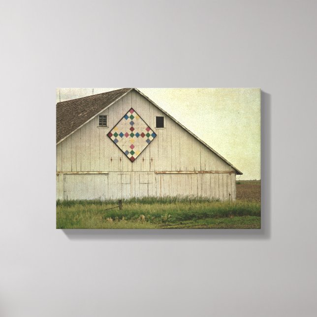 Lienzo Kalona Barn Quilt (Anverso)