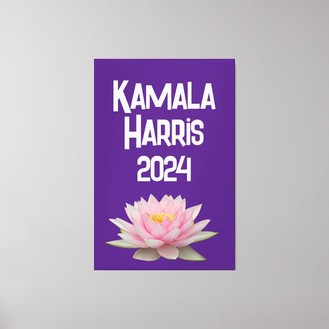 Lienzo Kamala Harris Loto 2024 (Anverso)