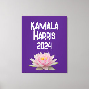 Lienzo Kamala Harris Lotus 2024