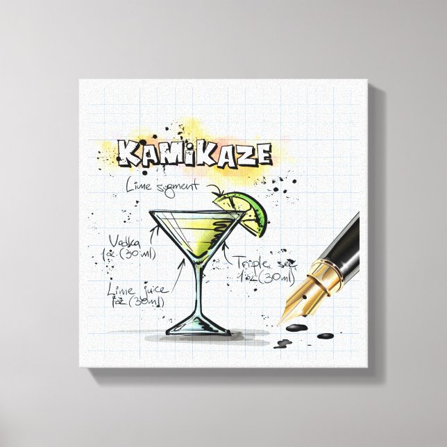 Lienzo Kamikaze (Anverso)
