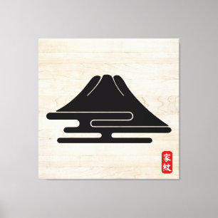 Lienzo KAMON ( cresta familiar ) Aoki Canvas Print