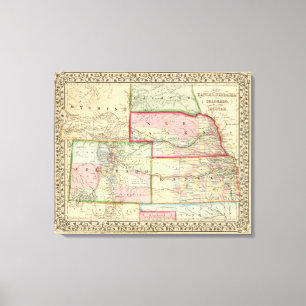 Lienzo Kan, pico, mapa de Colo de Mitchell