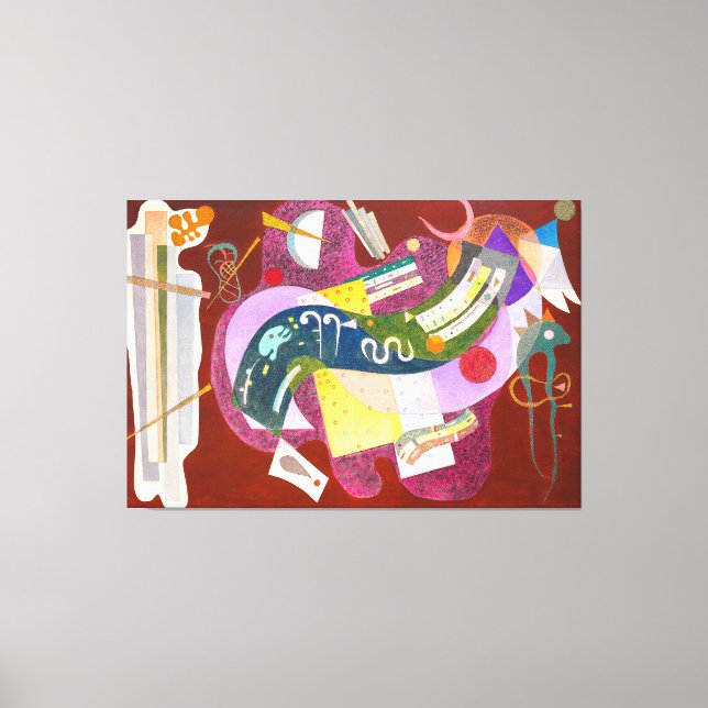 Lienzo KANDINSKY - BLACK VARIADO (Noir bigarré) - 1935 (Anverso)