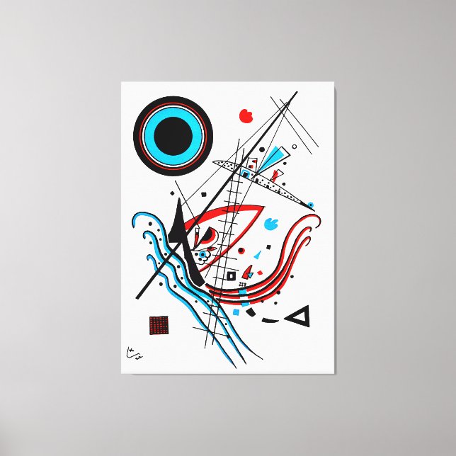 Lienzo KANDINSKY - BLUE (Blau) - 1922 - Bauhaus - (Anverso)