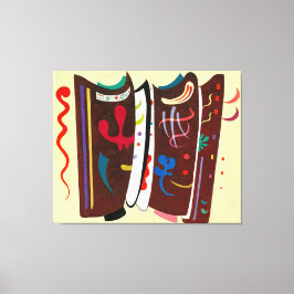 LIENZO KANDINSKY - BROWN CON SUPLEMENTO - 1935 -