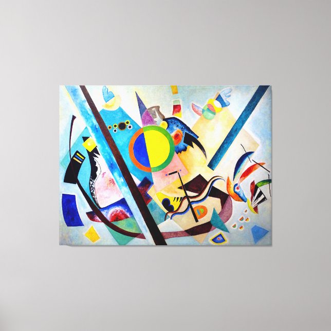 Lienzo KANDINSKY - CÍRCULO MULTICOLOR - 1921 - Bauhaus - (Anverso)