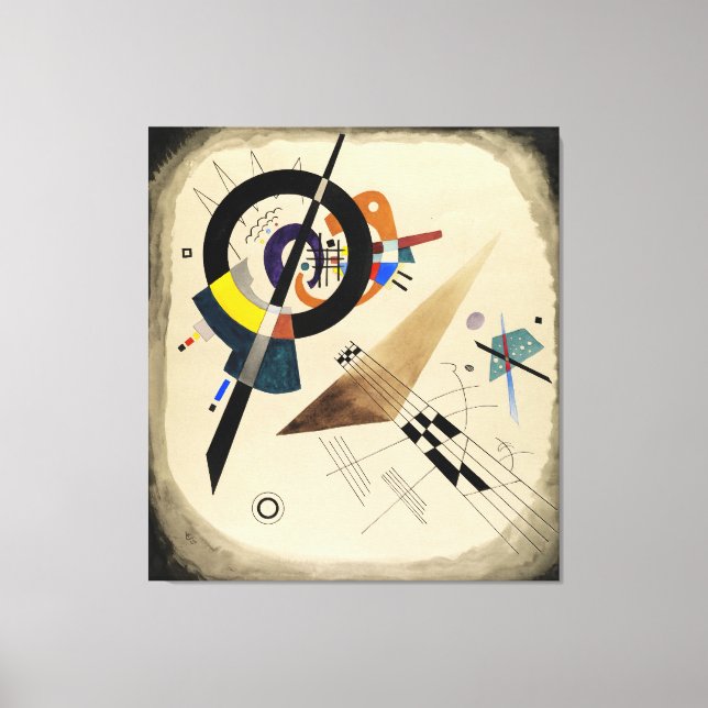 Lienzo KANDINSKY - Composición (Komposition) - 1922 - (Anverso)