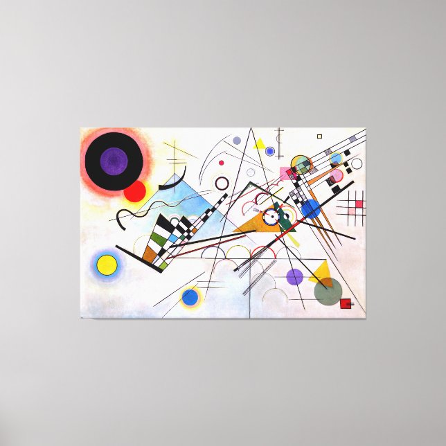 Lienzo KANDINSKY - COMPOSICIÓN VIII - 1923 - Bauhaus - (Anverso)