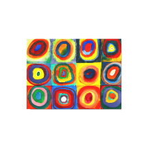 KANDINSKY - Cuadrados con círculos concéntricos (1