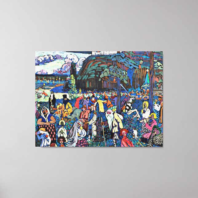 Lienzo Kandinsky - Das Bunte Leben (La Vida Colorida) (Anverso)