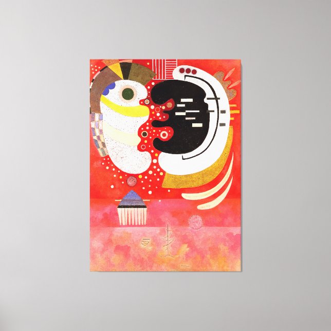 Lienzo KANDINSKY - ENTRE (Entre deux) - 1934 - (Anverso)