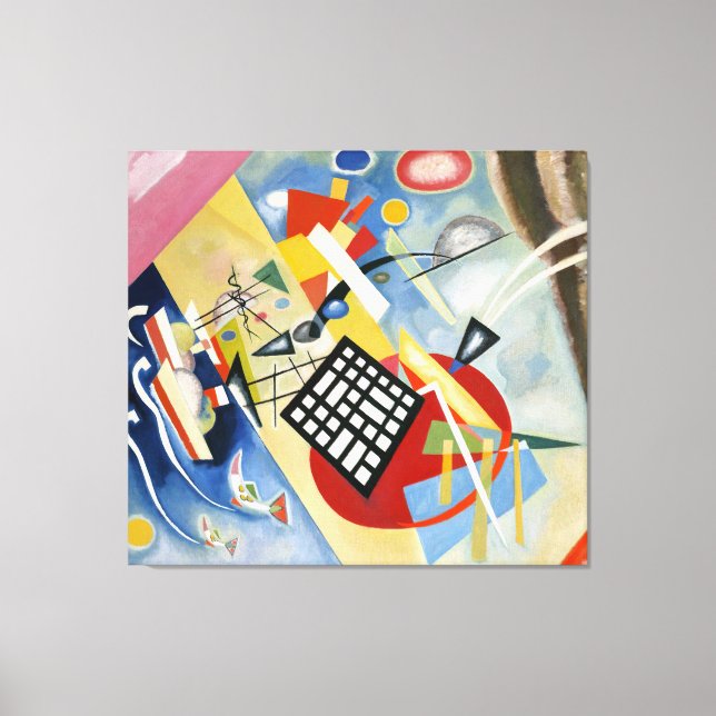 Lienzo KANDINSKY - GRID NEGRO (1922) - Bauhaus - (Anverso)