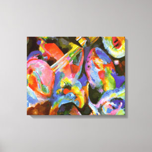 Lienzo Kandinsky - Improvisación de inundación, diluvio