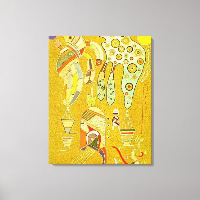 Lienzo Kandinsky - Obra sin título, 1941 (Anverso)